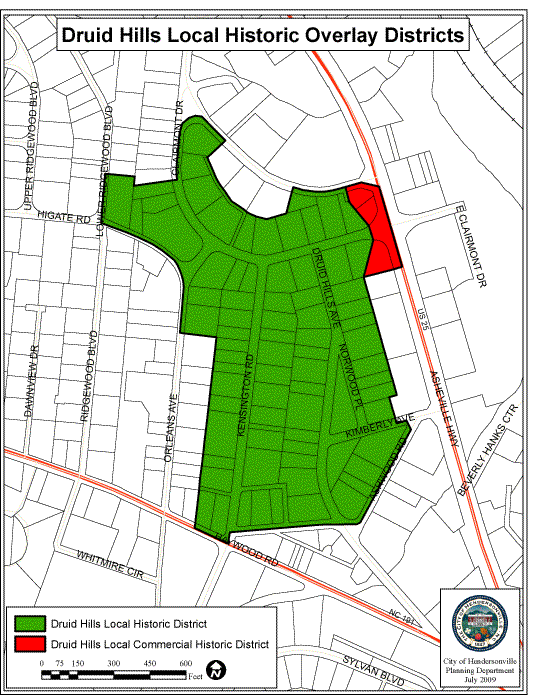 Druid hills local map