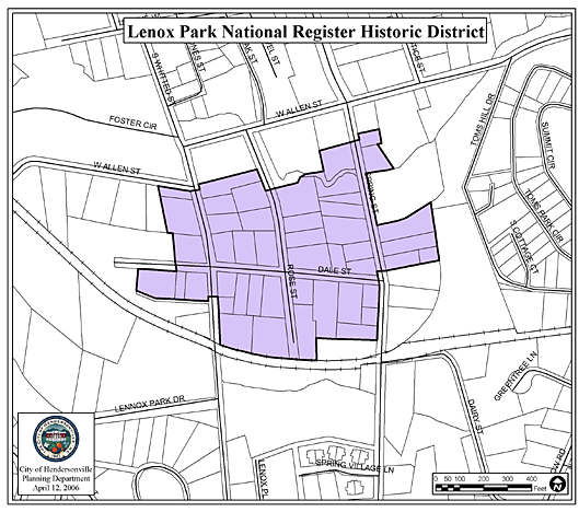 Lenox Park Map