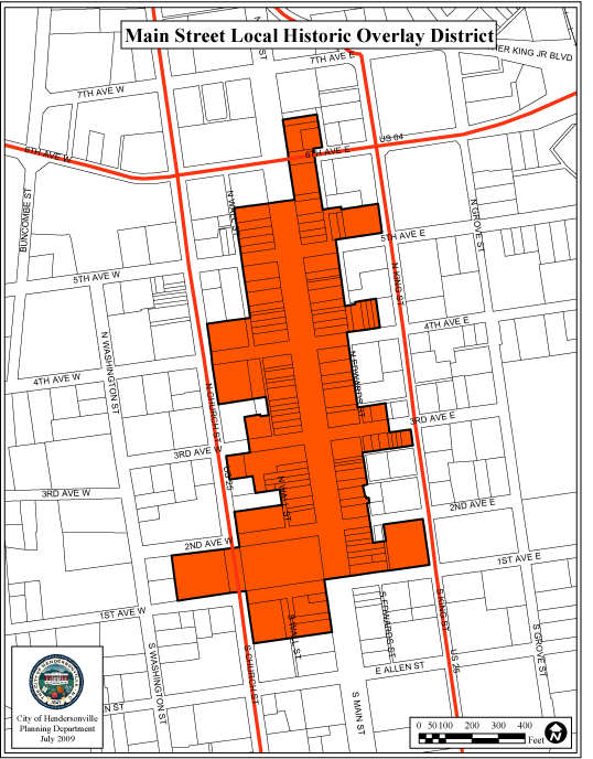Main Street Local Map