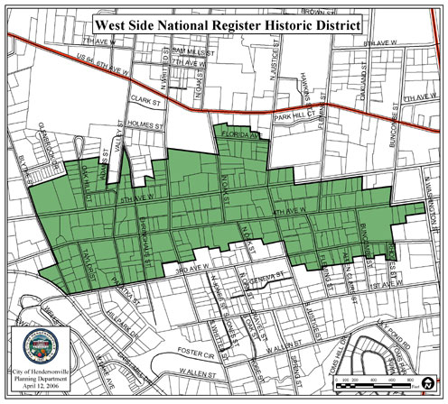 West Side National Map 